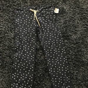 Dark Grey Star Print Sweatpants